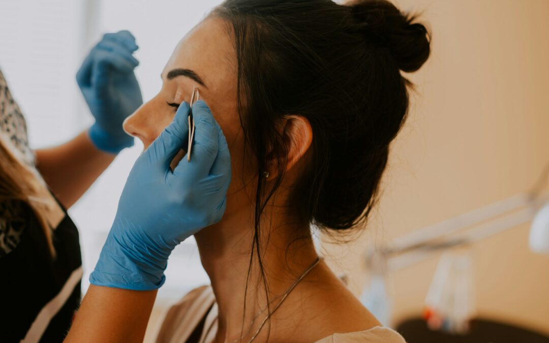 eyebrow plucking